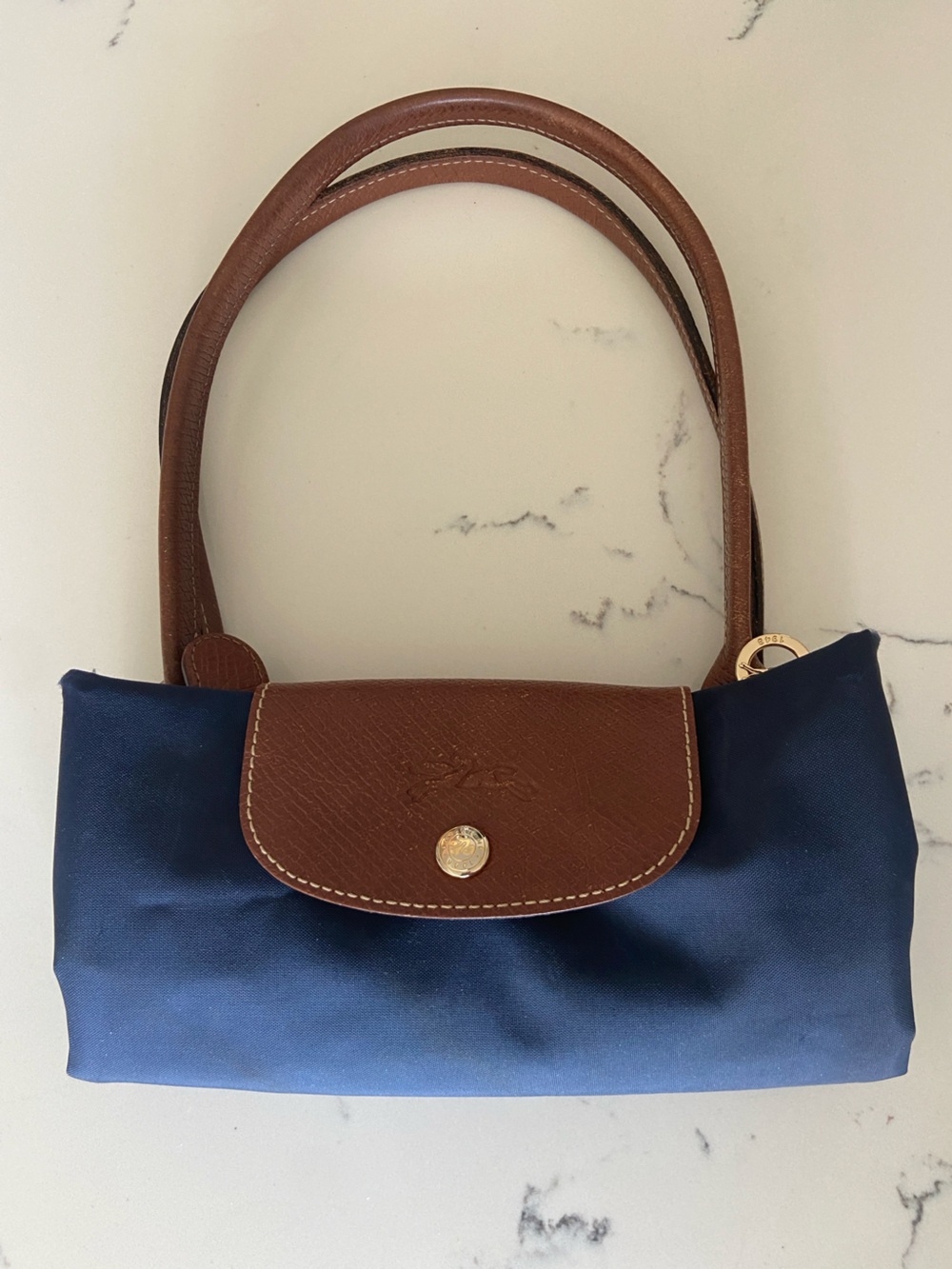 Longchamp Le Pliage Small Tote Navy
